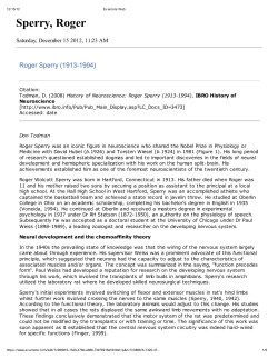 Sperry, Roger