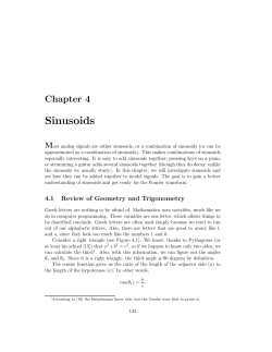 Sinusoids