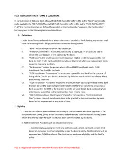 Flexi Installment Plan