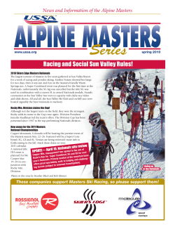 Spring - USSA Masters
