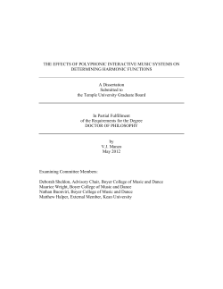 The Effects of Polyphonic Interactive Music Systems on