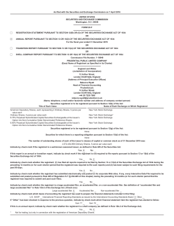 Form 20-F 2015 - Prudential