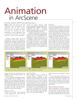 Animation in ArcScene