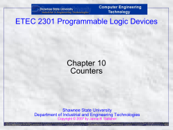 Chapter 10 Counters