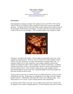 Elevation Maps
