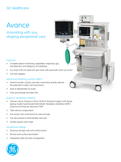 Avance - GE Healthcare