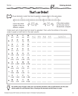 That`s an Order!