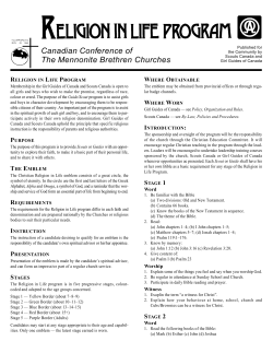 Canadian Conference of The Mennonite Brethren