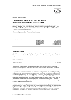 Review Process - The EMBO Journal
