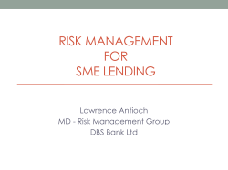 Managing Risk for Small to Medium Size Business Segment