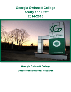 Faculty and Staff  - Georgia Gwinnett College