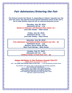Fair Admission/Entering the Fair