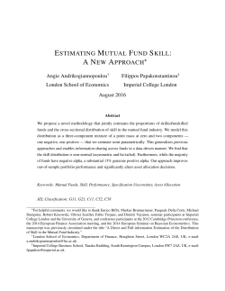 Estimating Mutual Fund Skill: A New Approach