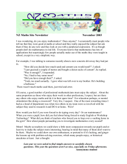 Newsletter No 29