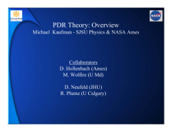PDR Theory: Overview