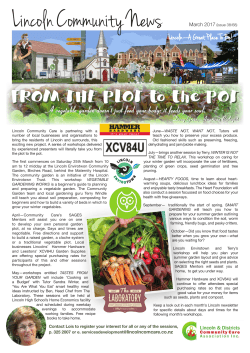 From the Plot to the Pot