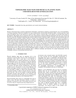 topographic base maps for physical planning maps