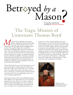 Betrayed By A Mason?