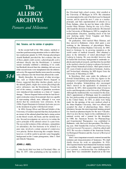 Abel, Takamine, and the isolation of epinephrine