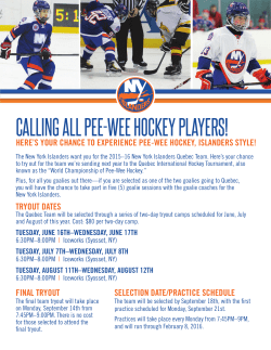 calling all pee-wee hockey players!