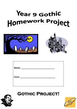 Year 9 Homework Project