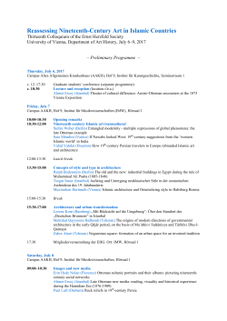 Programm EHG 2017 Wien - Ernst-Herzfeld