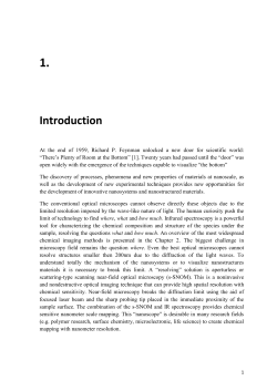 smart polymer surfaces on nanometer scale - Ruhr