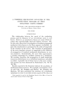A possible mechanism involved in the conduction process of thin