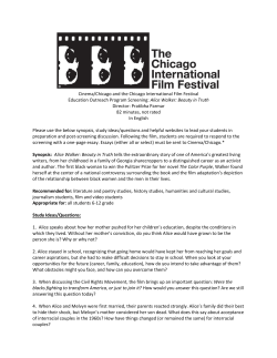 ALICE WALKER: BEAUTY IN TRUTH - Chicago International Film