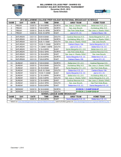 BELLARMINE COLLEGE PREP - SHARKS ICE HS HOCKEY