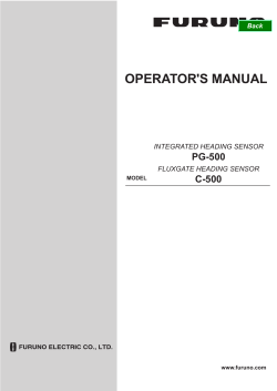 OPERATOR`S MANUAL