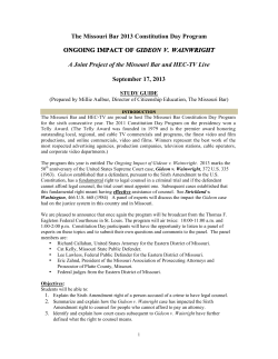 Missouri Bar Study Guide - HEC-TV