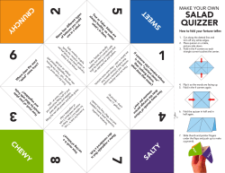 Salad Fortune Teller