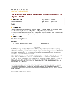 G4A8R and G4RAX analog points in ioControl always