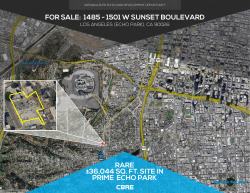 FOR SALE: 1485 - 1501 W SUNSET BOULEVARD RARE &plusmn;36,044
