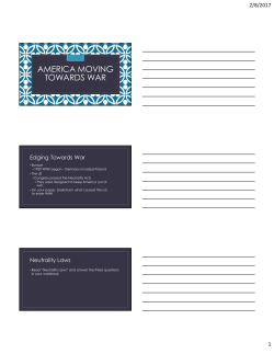 The US and WWII - Grants Pass School District 7