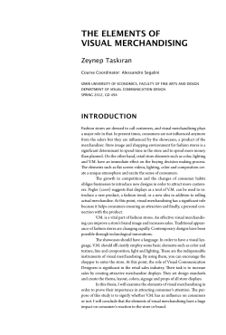 the elements of visual merchandising