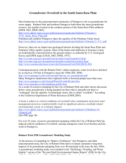Groundwater Overdraft