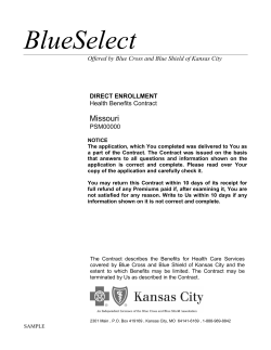BlueSelect - Blue Cross Blue Shield of Kansas City