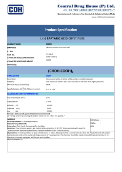(CHOH.COOH)2 - CDH Fine Chemicals