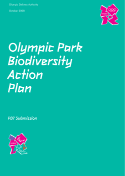 PDT Submission - Queen Elizabeth Olympic Park