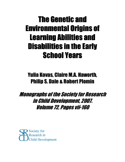 here. - Twins Early Development Study