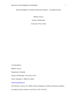 Ranking Metrical Constraints in Music Perception &ndash; an Empirical Study