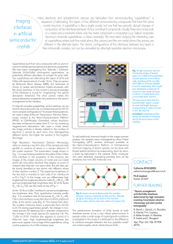 Imaging interfaces in artificial semiconductor crystals