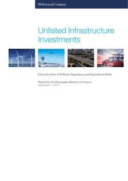 Unlisted Infrastructure Investments