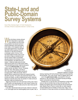 State-Land and Public-Domain Survey Systems