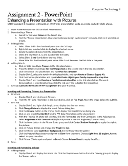 Assignment 2 - PowerPoint