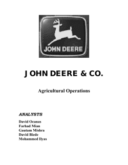 John Deere and Co.