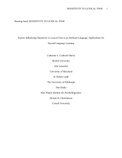 Emotionality differences between a native and foreign language