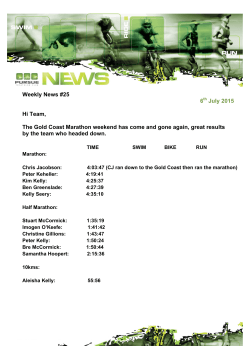 PursueTriNews 6th july 2015